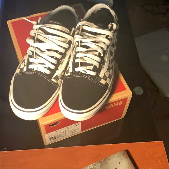 Primary checkerboard old skool vans - Picture 5 of 6